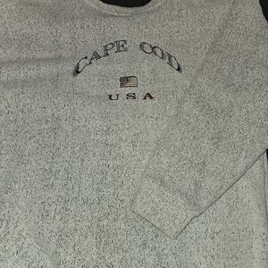 Cape Cod USA Gray Women's Crew Neck Sweater
